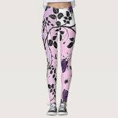 Floral en Polka Dots Leggings (Voorkant)