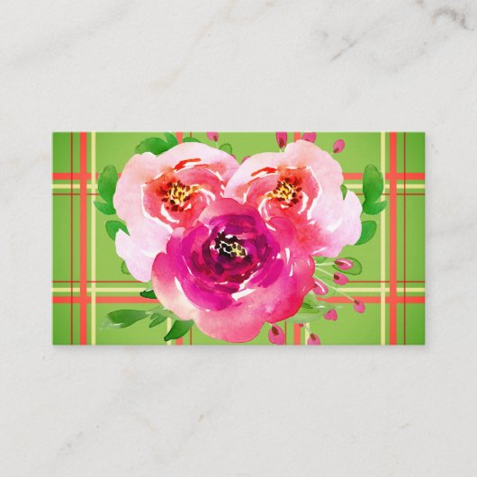 Floral en Pset Visitekaartje (Voorkant)