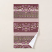 Floral en Stripe gemengde handdoeken (Handdoek)