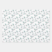 Floral en vlinder inpakpapier vel (Voorkant 2)