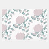 Floral en vlinder inpakpapier vel (Voorkant)