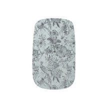 Floral en vogelpatroon, , art nouveau, chic