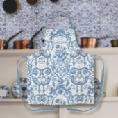Floral English Garden Blue en White Grandmoeder Schort