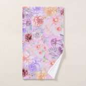 Floral English Tea Garden Pastelhanddoek Bad Handdoek (Handdoek)