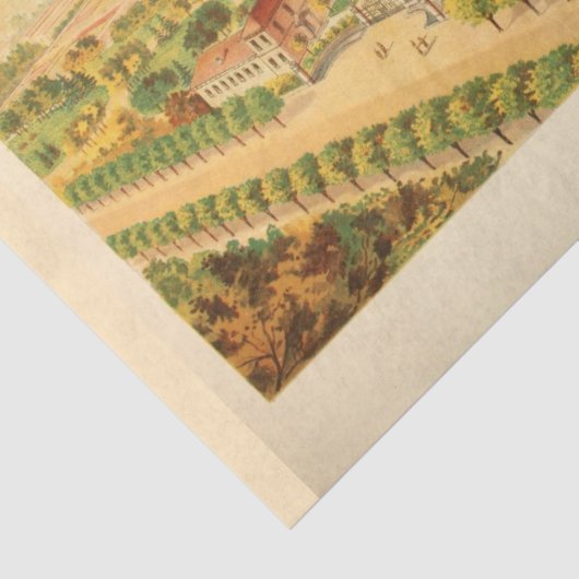 Floral Ephemera Decoupage Franse Tuin Tissuepapier (Detail)