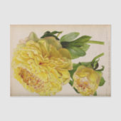 Floral Ephemera Decoupage Gele Rozen Tissuepapier (Voorkant)