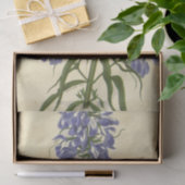 Floral Ephemera Decoupage Paarse Blauw Tissuepapier (Geschenk)