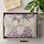 Floral Ephemera Decoupage Paarse Franse bloemen Ti Tissuepapier (Geschenk)