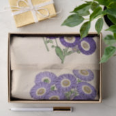 Floral Ephemera Decoupage Paarse Franse bloemen Ti Tissuepapier (Geschenk)