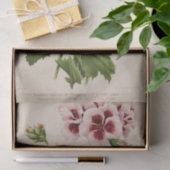 Floral Ephemera Decoupage Roze Bourgogne Tissuepapier (Geschenk)