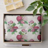 Floral Ephemera Decoupage Roze Roos Cream Patroon Tissuepapier (Geschenk)