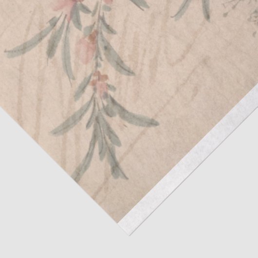Floral Ephemera-meubelpapier Tissuepapier (Detail)
