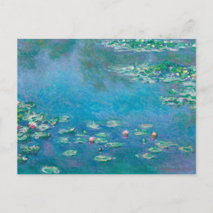 Floral Ephemera ontkoppelen Monet Water Lilie Briefkaart