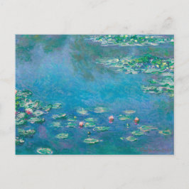 Floral Ephemera ontkoppelen Monet Water Lilie Briefkaart