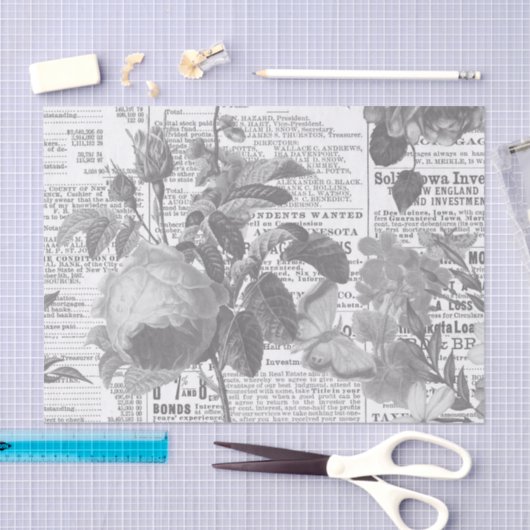 Floral Ephemera Tissuepapier (Craft)