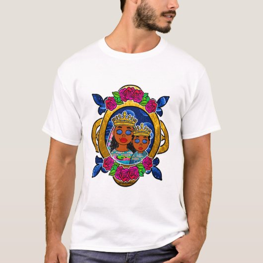 Floral Erzulie Freda T-shirt (Voorkant)