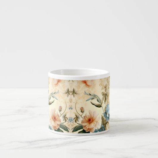 Floral Espresso Kop (Voorkant)