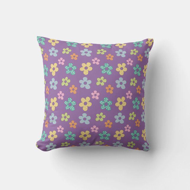 Floral Essence 16x16 Sierkussen (Voorkant)