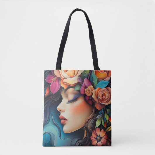 Floral Essence Tote Bag (Voorkant)