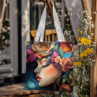 Floral Essence Tote Bag