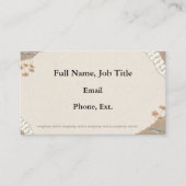 Floral esthetisch Visitekaartje (Voorkant)