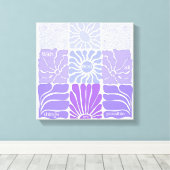 Floral esthetische Christelijke kunst Canvas Afdruk (Insitu (Houten vloer))