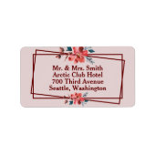 Floral Etiket (Voorkant)