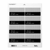 Floral Etiket (Full Sheet)