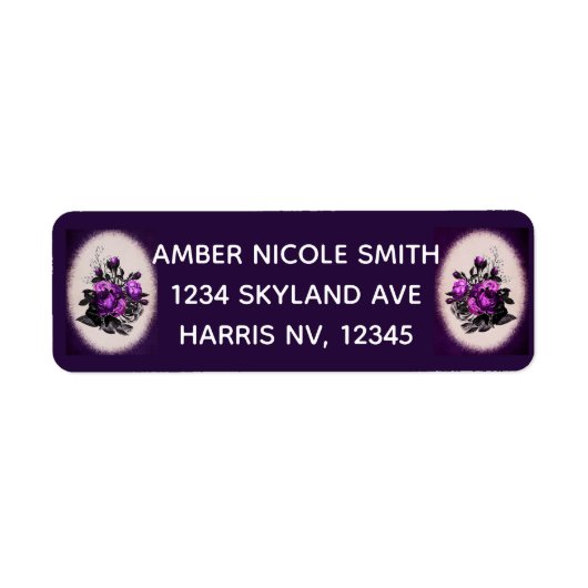 Floral Etiket (Voorkant)