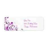 Floral Etiket (Voorkant)