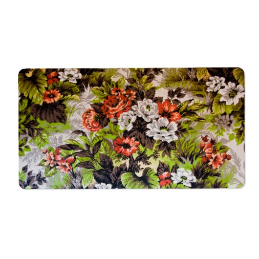 Floral Etiket (Voorkant)