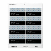 Floral Etiket (Full Sheet)