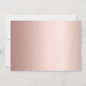 Floral Eucaluptus roos gold bruiloft behalve de da (Achterkant)