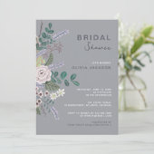 Floral eucalyptus Boho Greenery Vrijgezellenfeest Kaart (Staand voorkant)