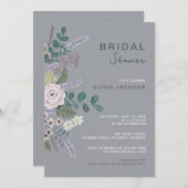 Floral eucalyptus Boho Greenery Vrijgezellenfeest Kaart (Voorkant / Achterkant)