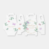 Floral Eucalyptus Butterfly Baby shower Hartelijk Bedankdoosjes (Uitgevouwen)