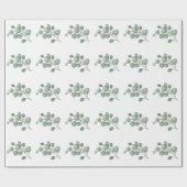 Floral Eucalyptus Cadeaupapier (Vlak)