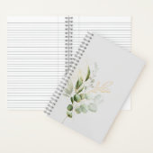 Floral Eucalyptus Design Notitieboek (Binnen)
