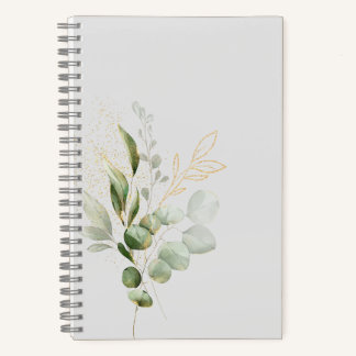 Floral Eucalyptus Design Notitieboek