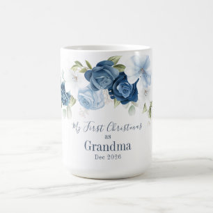 Floral Eucalyptus Grandparent 1e Kerstmis Koffiemok