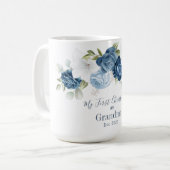 Floral Eucalyptus Grandparent 1e Kerstmis Koffiemok (Voorkant links)