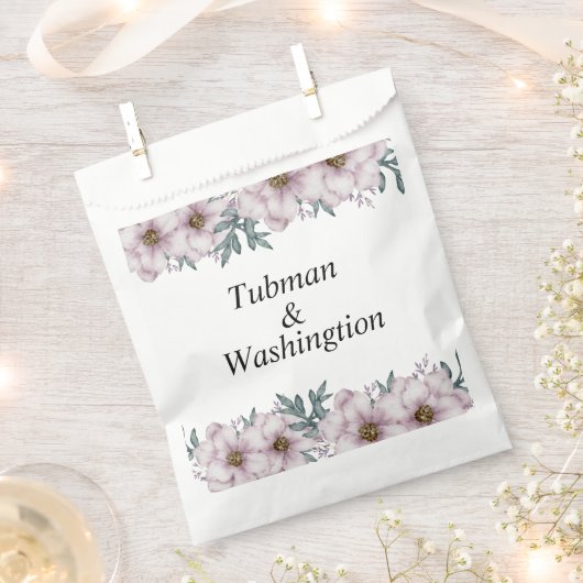 Floral Eucalyptus Summer Wedding Bedankzakje (Geknipt)