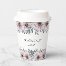Floral Eucalyptus Trouwpapier Cup