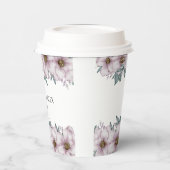Floral Eucalyptus Trouwpapier Cup Papieren Bekers (Links)