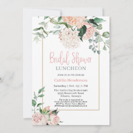 Floral Eucalyptus Vrijgezellenfeest Luncheon Kaart