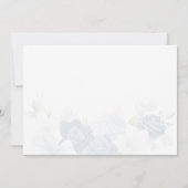 Floral Eucalyptus Waterverf Flowers Save The Date (Achterkant)