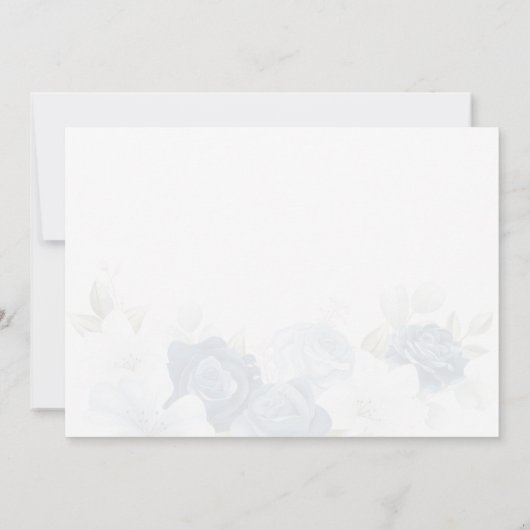 Floral Eucalyptus Waterverf Flowers Save The Date (Achterkant)