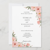 Floral Eucalyptus Weddenschap Kaart (Voorkant)