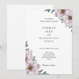 Floral Eucalyptus Weddenschap Kaart