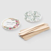 Floral Eucalyptus Wedding Handwaaier (Niet-gemonteerd)